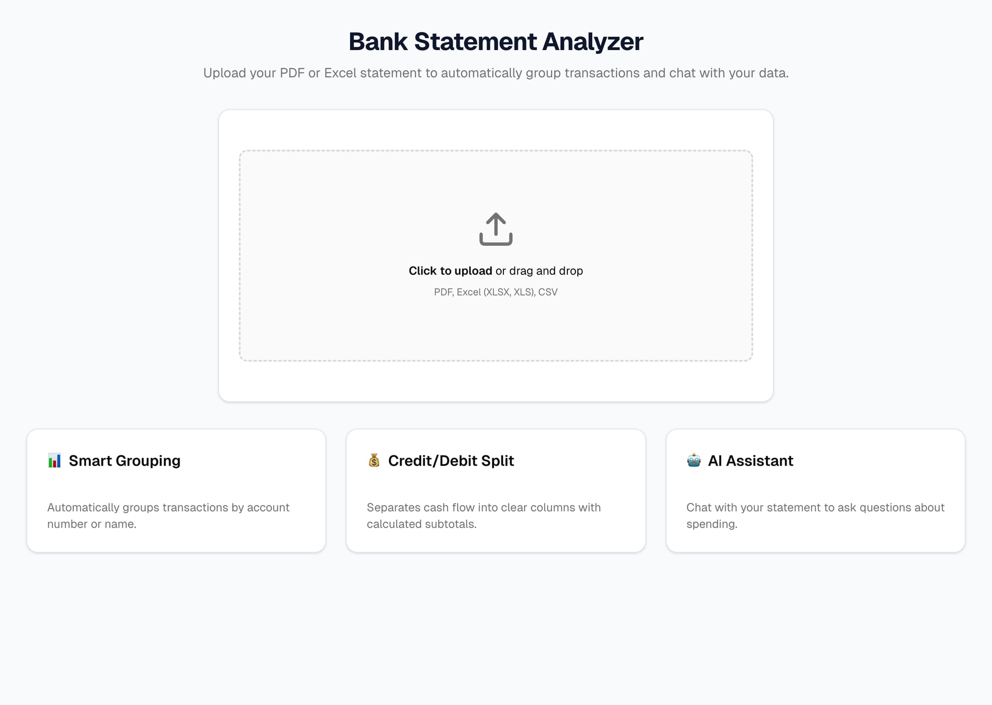 Bank Statement Analyzer